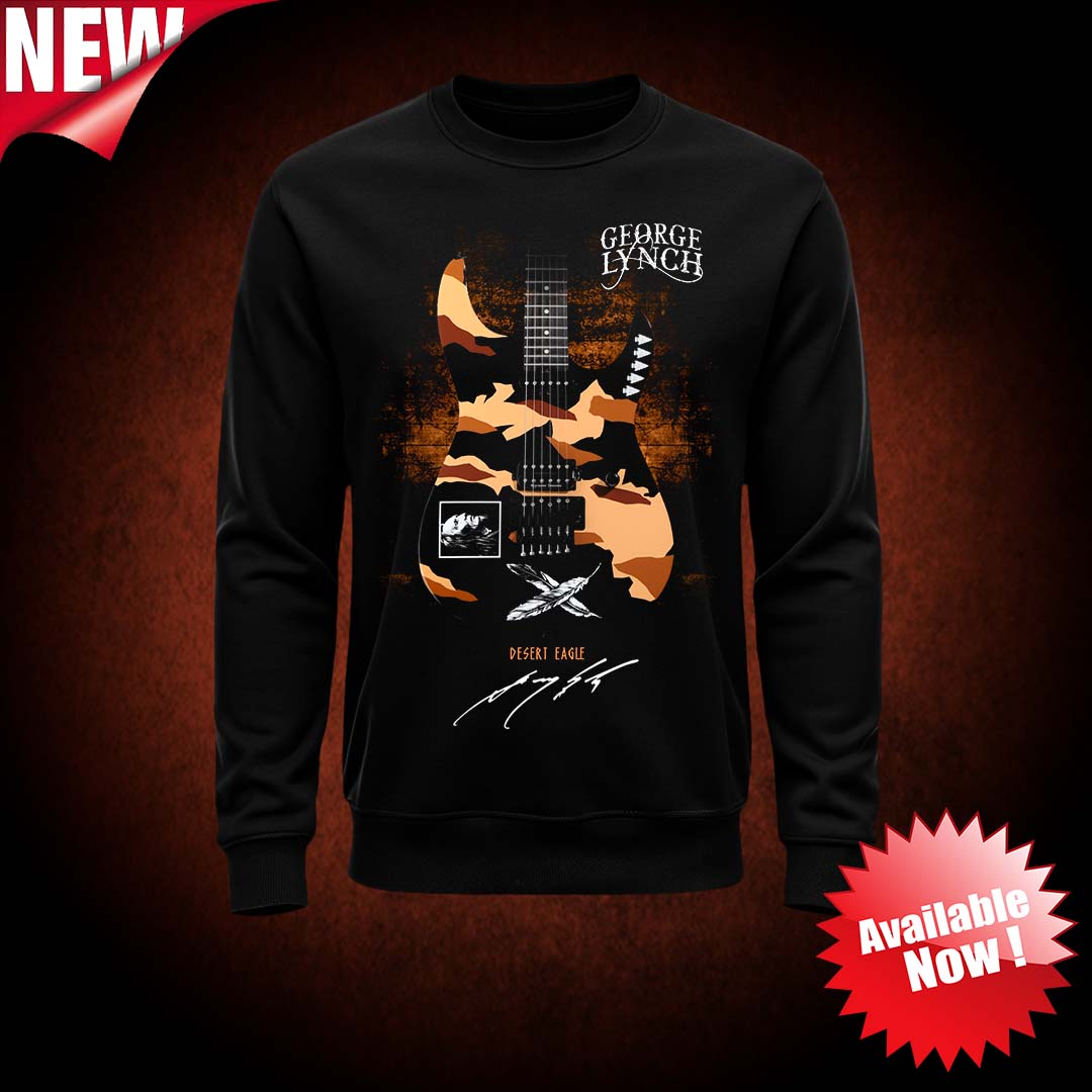 George Lynch Desert Eagle Crewneck by Signature Tees