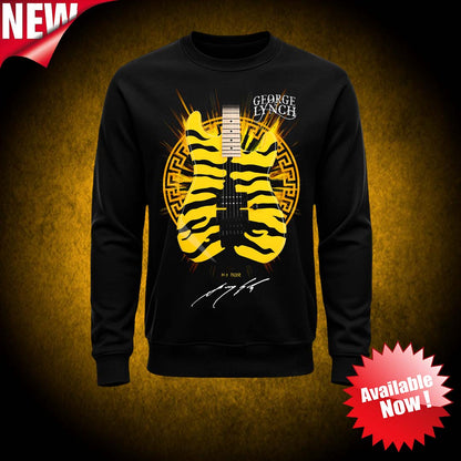 George Lynch M-1 Tiger Guitar Crewneck by Signature Tees