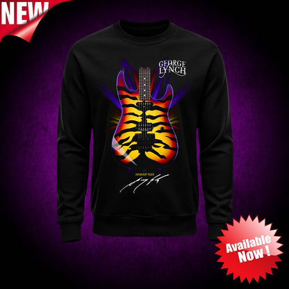 George Lynch Sunburst Tiger Crewneck by Signature Tees