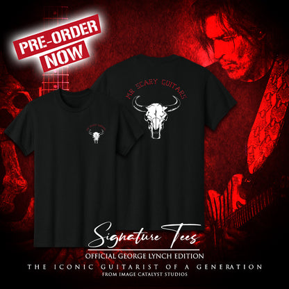 George Lynch - Mr. Scary Guitars Skull Graphic T-Shirt