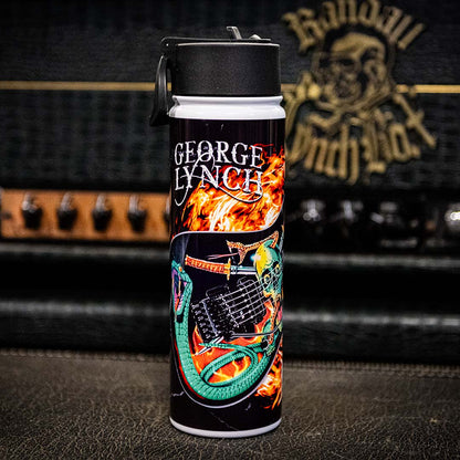 Skulls & Snakes Guitar Hydro Stainless Steel Water Bottle