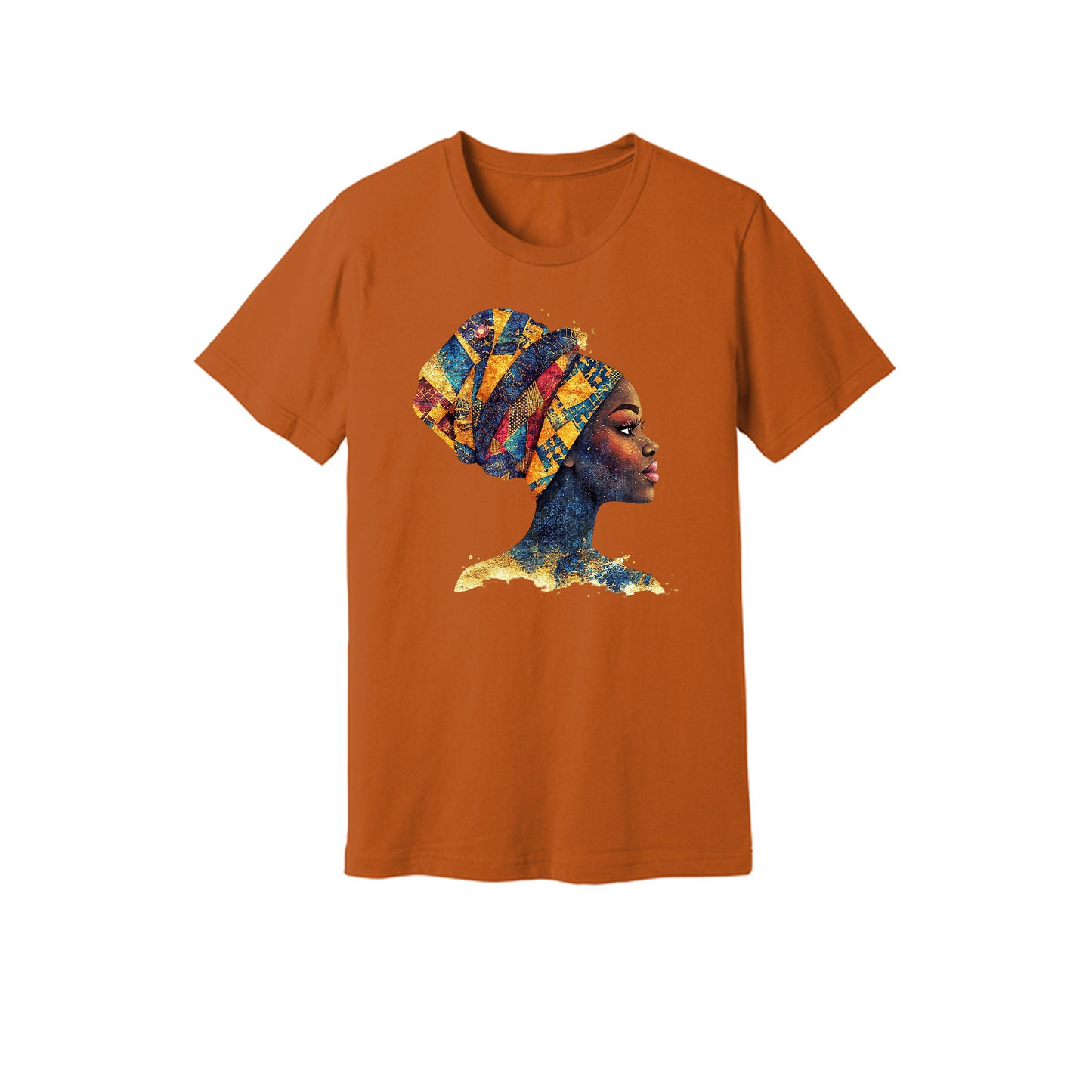 African Headdress Short Sleeve Shirt