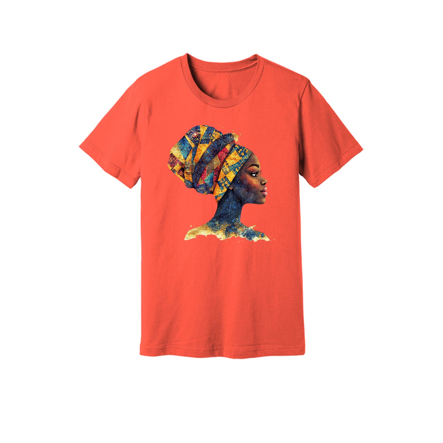 African Headdress Short Sleeve Shirt