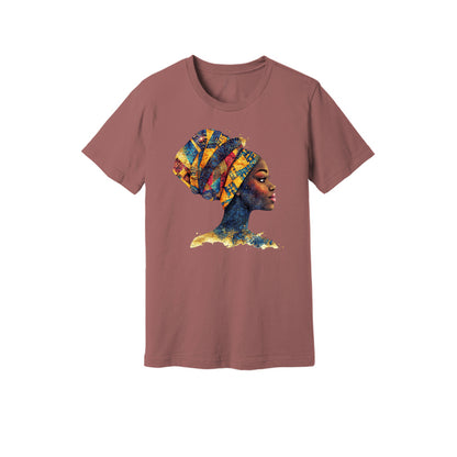 African Headdress Short Sleeve Shirt