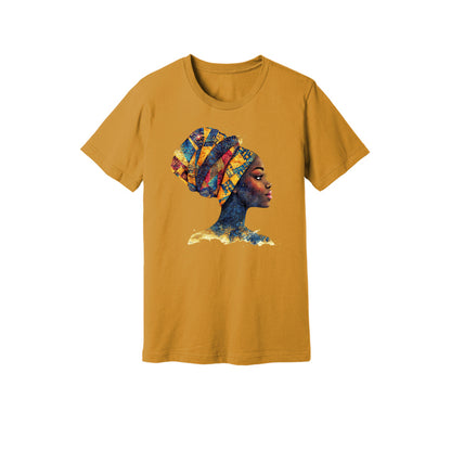 African Headdress Short Sleeve Shirt