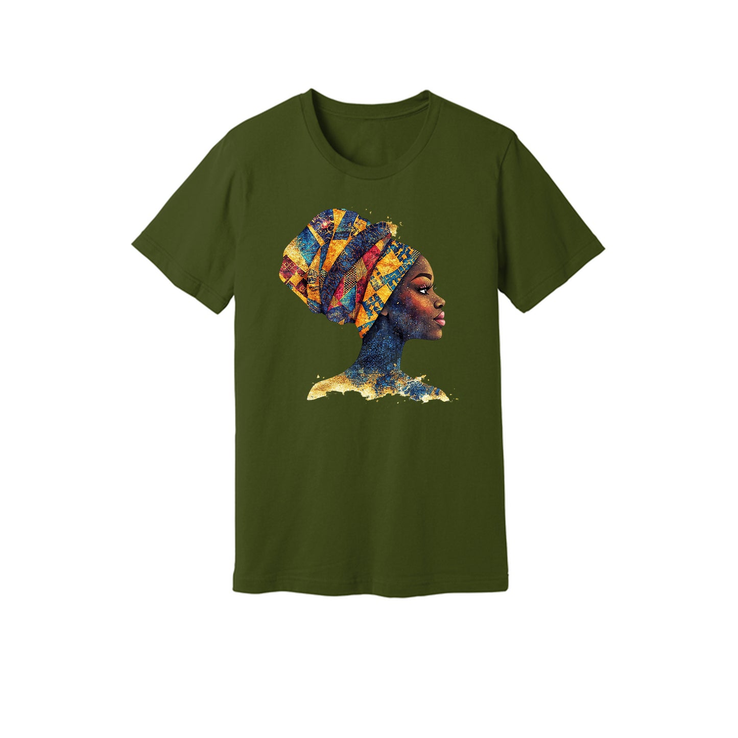 African Headdress Short Sleeve Shirt