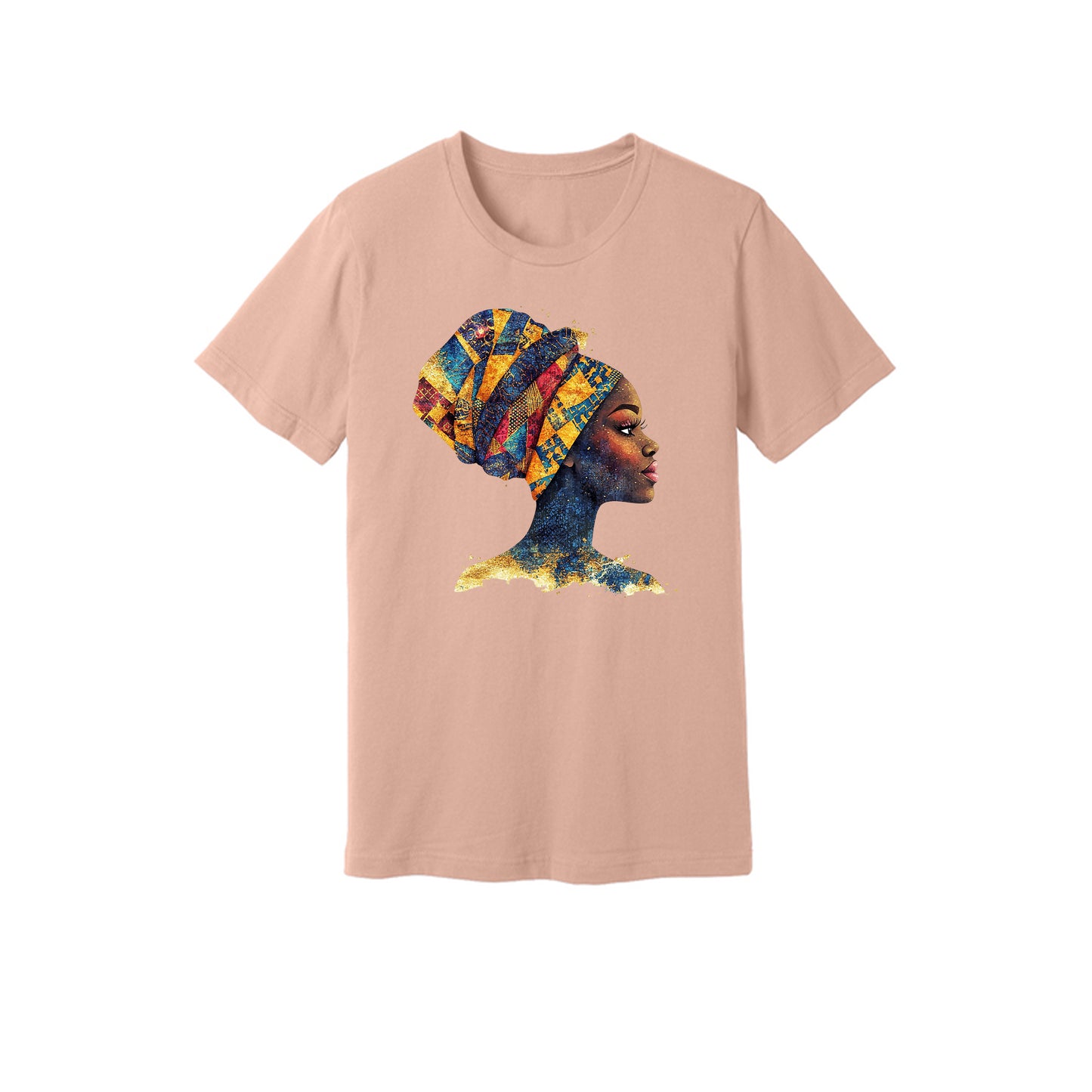 African Headdress Short Sleeve Shirt