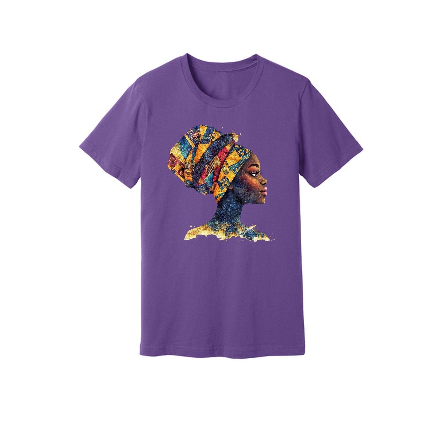African Headdress Short Sleeve Shirt