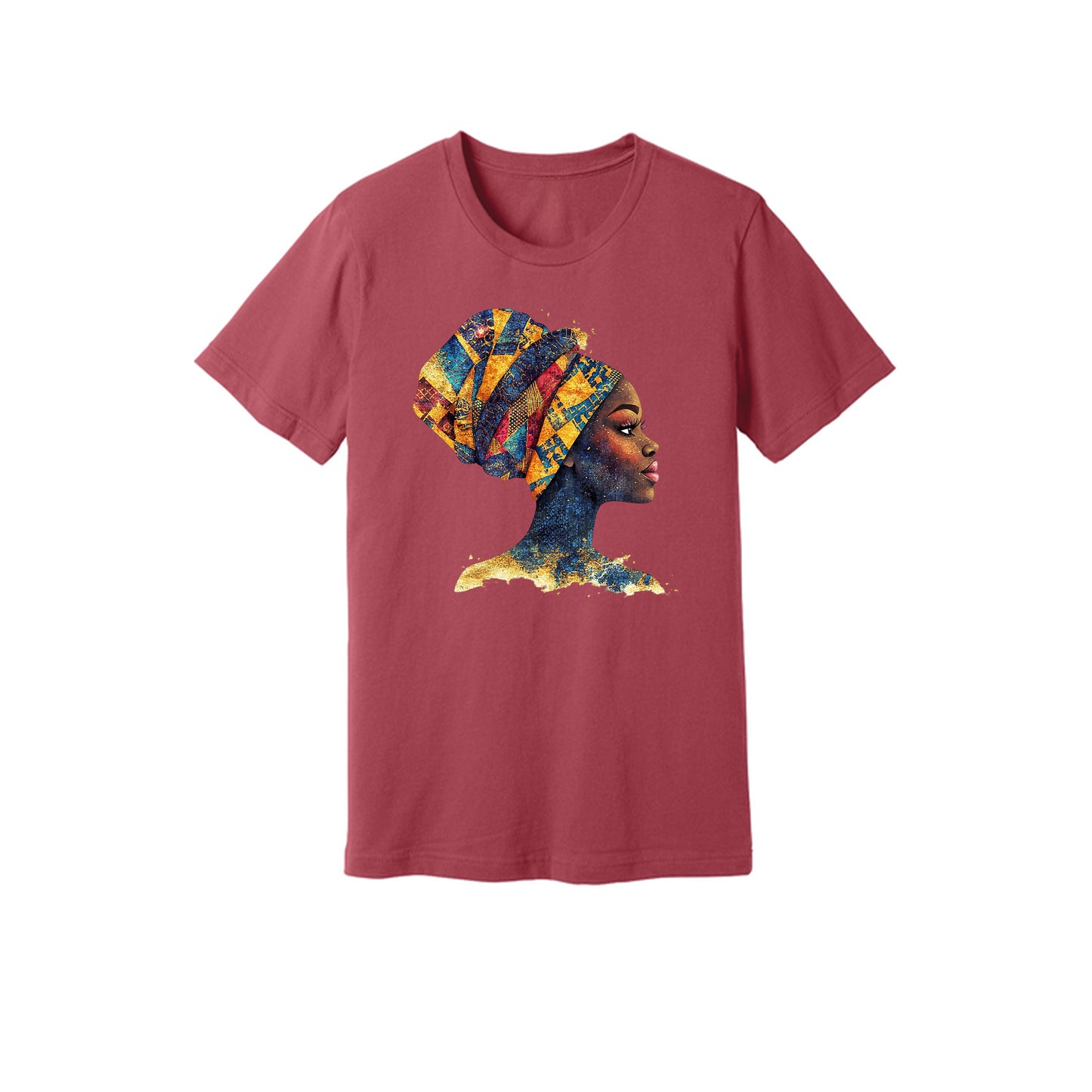 African Headdress Short Sleeve Shirt