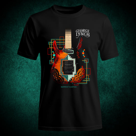George Lynch Serpent Custom Guitar Tee by Signature Tees