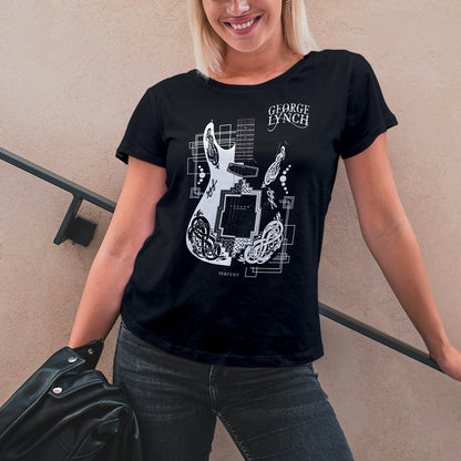 George Lynch Serpent Guitar Tee by Signature Tees