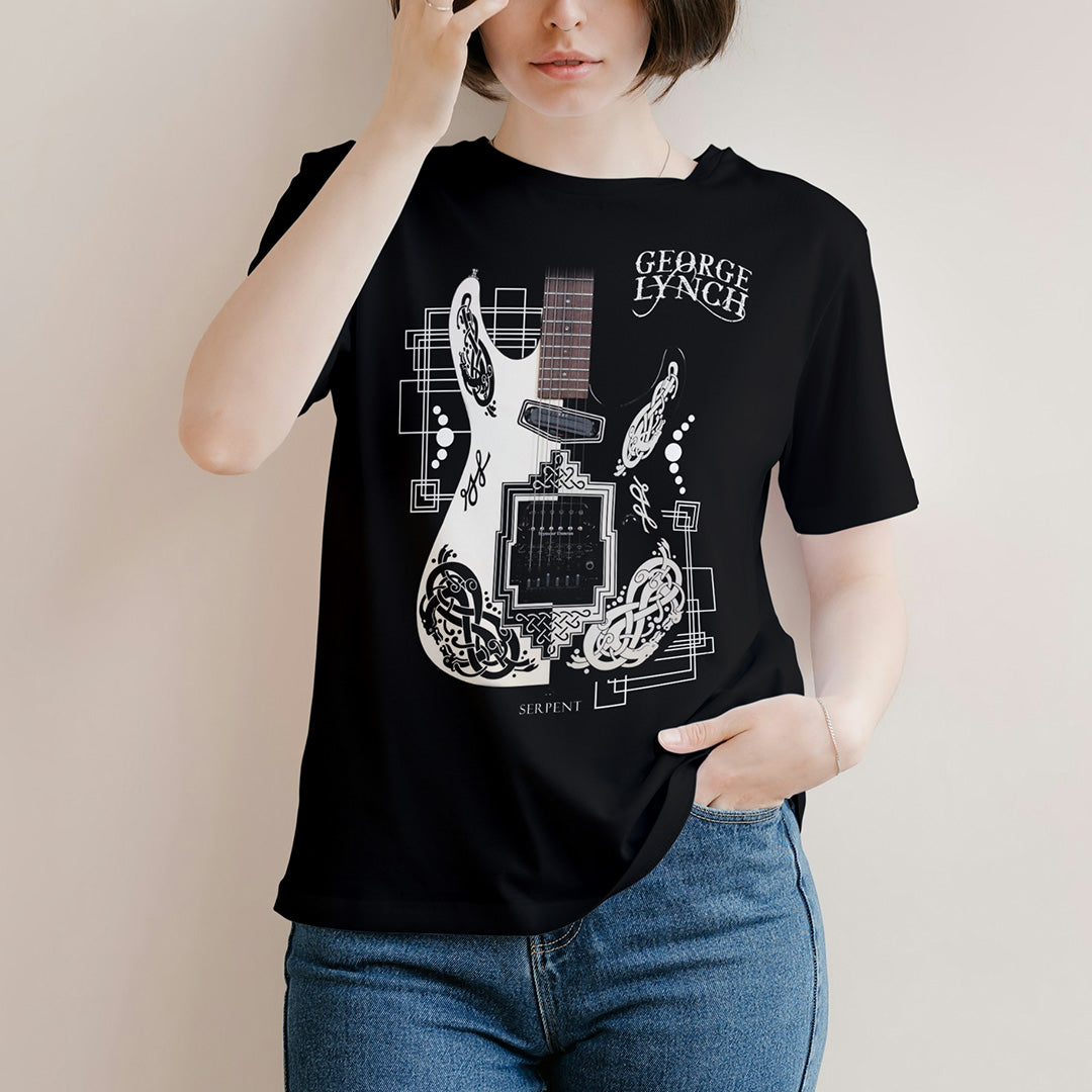 George Lynch Serpent Guitar Tee by Signature Tees