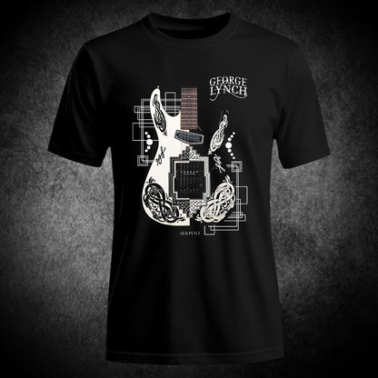 George Lynch Serpent Guitar Tee by Signature Tees