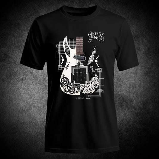 George Lynch Serpent Guitar Tee by Signature Tees