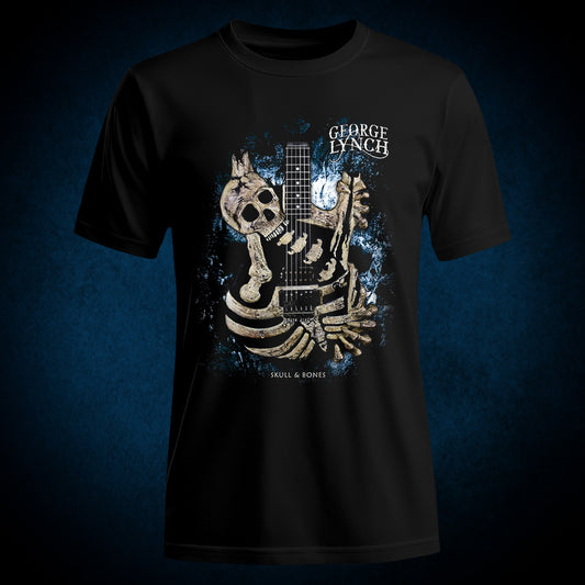 George Lynch Skull and Bones Tee by Signature Tees