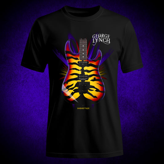 George Lynch Sunburst Tiger Tee by Signature Tees