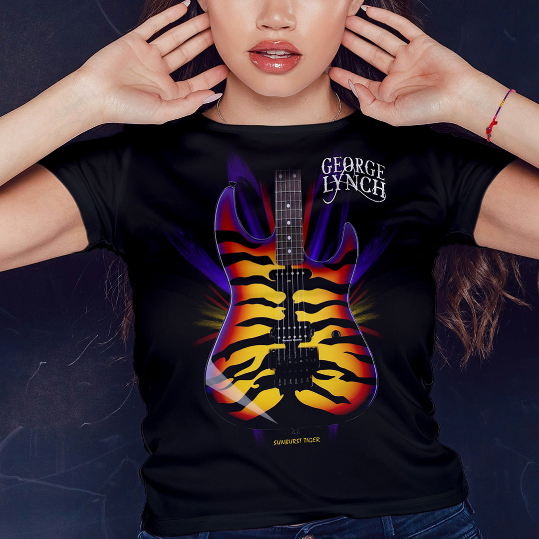 George Lynch Sunburst Tiger Shirt by Signature Tees