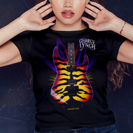 George Lynch Sunburst Tiger Tee by Signature Tees