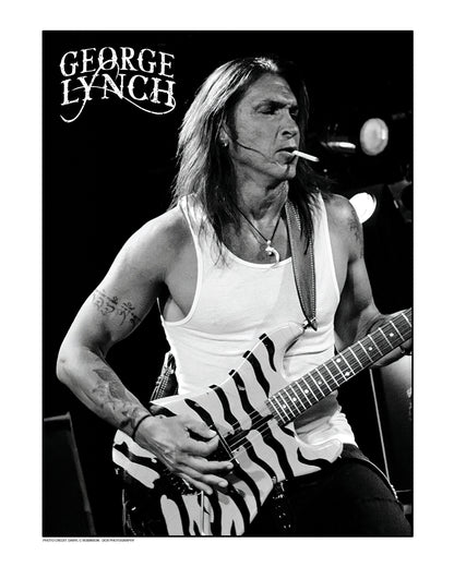 George Lynch signed 8 x 10