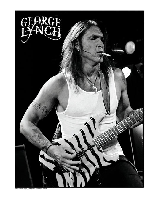 George Lynch signed 8 x 10