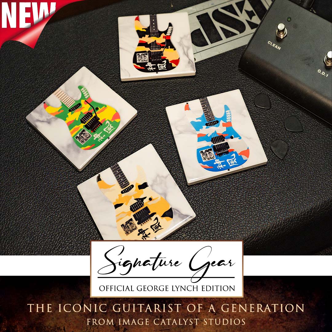 George Lynch Guitar Coasters: Set 1