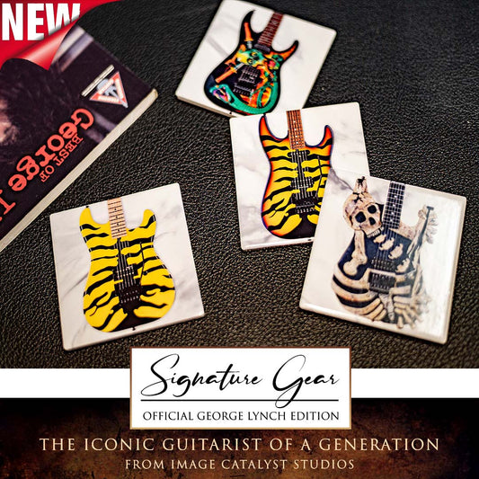 George Lynch Guitar Coasters: Set 2