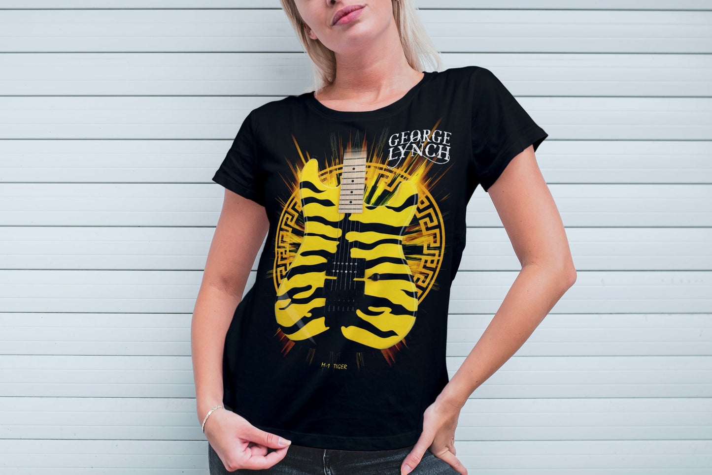 George Lynch M-1 Tiger Guitar Tee by Signature Tees